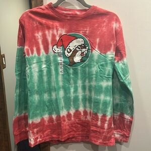 Youth large Bucee’s Christmas long sleeve t-shirt